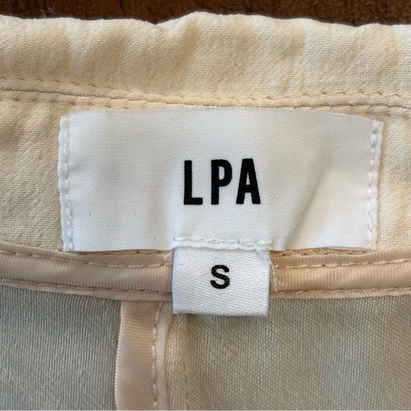 LPA Off White Cream Lightweight Blazer Jacket Size Small S - Picture 7 of 7